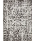 Loomaknoti Rhane Allory Gray/Cream ER014 5 ft. 3” X 7 ft. 3” Rectangle Rug