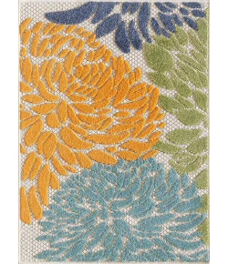 Central Oriental Fontana Eshani Cr/Or Area Rug 2 ft. 2 in. X 3 ft. Rectangle