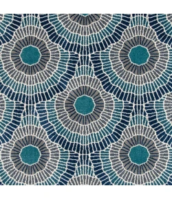 Loomaknoti Tecopa Ferley Blue/Green ETR04GB85 9 ft. 10 in. X 12 ft. 10 in. Rectangle Rug