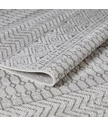 Loomaknoti Breyleigh Canderz Cream/Gray EB008 9 ft. 10 in. X 12 ft. 10 in. Rectangle Rug