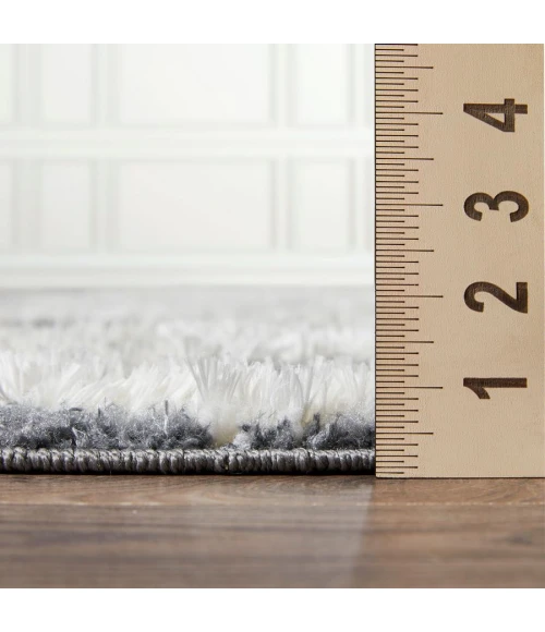 Loomaknoti Vemoa Avonako Blue/Cream EV003 2 ft.  X 6 ft. 7” Rectangle Rug