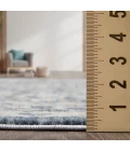 Loomaknoti Kehleigh Otindas Blue/Cream EK010 5 ft. 3 in. X 7 ft. 3 in. Rectangle Rug