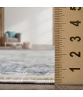 Loomaknoti Kehleigh Avalie Blue/Cream EK017 2 ft. X 3 ft. Rectangle Rug