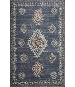 Loomaknoti Alsbrooke Temarnie Blue/Cream EA007 3 ft. 3 in. X 5 ft. 3 in. Rectangle Rug