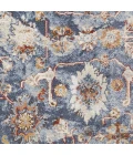 Loomaknoti Alsbrooke Amibell Blue/Cream EA002 7 ft. 10 in. X 9 ft. 10 in. Rectangle Rug