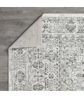 Loomaknoti Rhane Aleckan Gray/Cream ER015 2 ft.  X 3 ft.  Rectangle Rug