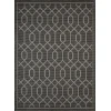 Loomaknoti Breyleigh Chendler Gray/Gray EB001 5 ft. 3 in. X 7 ft. 3 in. Rectangle Rug