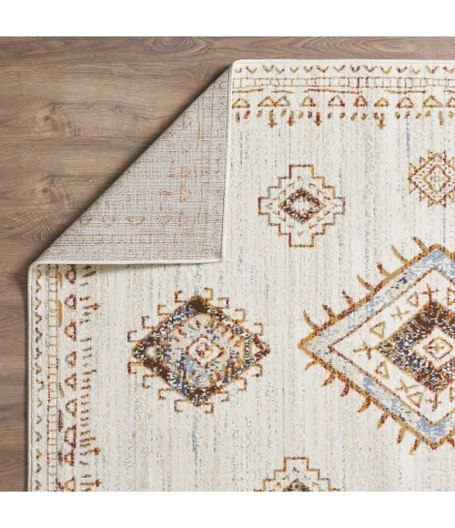 Loomaknoti Alsbrooke Temarnie Cream/Beige EA007 4 ft. X 6 ft. Rectangle Rug