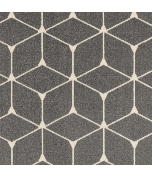 Loomaknoti Tecopa Shamid Gray/White ETR09GRW85 9 ft. 10 in. X 12 ft. 10 in. Rectangle Rug
