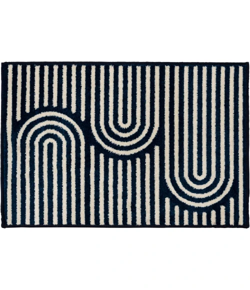 Loomaknoti Tecopa Sedvick Blue/White ETR06BWH08 2 ft.  X 3 ft.  Rectangle Rug