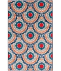 Loomaknoti Tecopa Ferley Blue/Red ETR04BRE85 9 ft. 10 in. X 12 ft. 10 in. Rectangle Rug