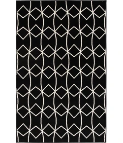 Loomaknoti Tecopa Tamariez Black/White ETR11BLW85 9 ft. 10 in. X 12 ft. 10 in. Rectangle Rug