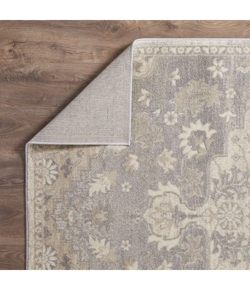 Loomaknoti Malanie Chantil Cream/Gray EM003 3 ft. 3 in. X 5 ft. 3 in. Rectangle Rug