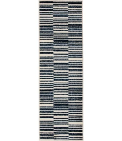 Loomaknoti Tecopa Varonika White/Blue ETR18WBL12 2 ft. X 6 ft. 7 in. Rectangle Rug