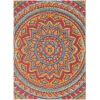 Central Oriental Fontana Panyin Cream Area Rug 2 ft. 2 in. X 3 ft. Rectangle