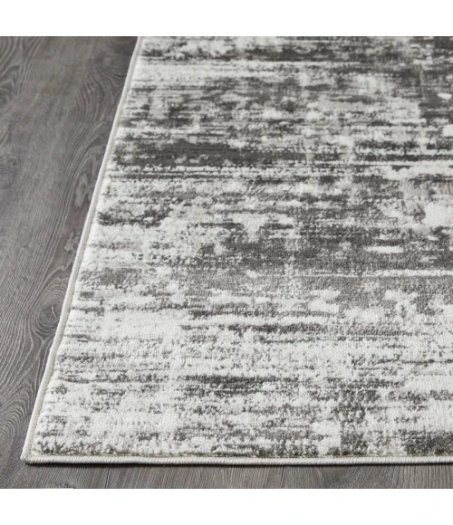 Loomaknoti Rhane Akason Gray/Cream ER009 7 ft. 10 in. X 9 ft. 10 in. Rectangle Rug