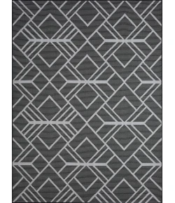 Loomaknoti Breyleigh Charske Gray/Cream EB002 9 ft. 10 in. X 12 ft. 10 in. Rectangle Rug
