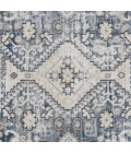 Loomaknoti Kehleigh Awester Blue/Cream EK018 7 ft. 10 in. X 9 ft. 10 in. Rectangle Rug