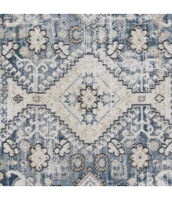 Loomaknoti Kehleigh Awester Blue/Cream EK018 2 ft. X 3 ft. Rectangle Rug