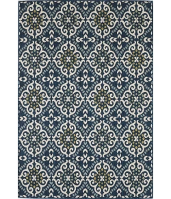 Central Oriental Haven Ilorin Bl/Or Area Rug 7 ft. 10 in. X 9 ft. 10 in. Rectangle