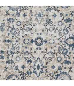 Loomaknoti Kehleigh Otindas Cream/Blue EK010 2 ft. X 3 ft. Rectangle Rug