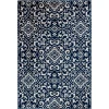 Central Oriental Tropic Mcbee Sapph/Sno Area Rug 6 ft. 7 X 9 ft. 6 Rectangle