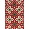 Central Oriental Trop Bluffton Cor/Sno7'10X9'10 Area Rug 7 ft. 10 X 9 ft. 10 Rectangle