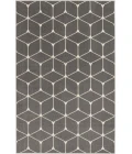 Loomaknoti Tecopa Shamid Gray/White ETR09GRW85 9 ft. 10 in. X 12 ft. 10 in. Rectangle Rug