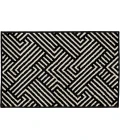 Loomaknoti Tecopa Trenten Black/White ETR12BLW20 3 ft. 3” X 5 ft. 3” Rectangle Rug