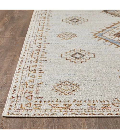 Loomaknoti Alsbrooke Temarnie Cream/Beige EA007 4 ft. X 6 ft. Rectangle Rug