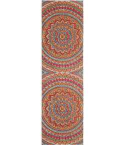 Central Oriental Fontana Panyin Cream Area Rug 2 ft. 2 in. X 7 ft. 6 in. Rectangle