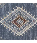 Loomaknoti Alsbrooke Temarnie Blue/Cream EA007 7 ft. 10 in. X 9 ft. 10 in. Rectangle Rug