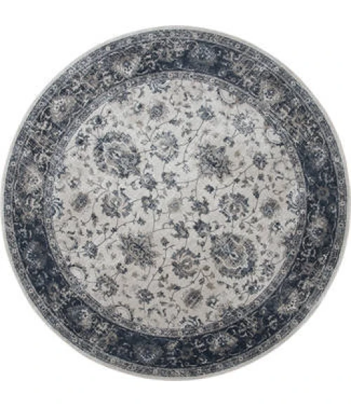 Central Oriental Clearwater Biscuit/Nightfall Traditional 5ft.3 x 7ft.7in. Rect. Rug