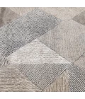 Central Oriental Clearwater Oyster/Chalk Geometric 5ft. x 7ft.6in. Rect. Rug