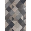 Central Oriental Clearwater Oyster/Shade Geometric 5ft. x 7ft.6in. Rect. Rug