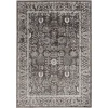 Central Oriental Clearwater Gunmetal/Chalk Traditional 5ft.3 x 7ft.7in. Rect. Rug
