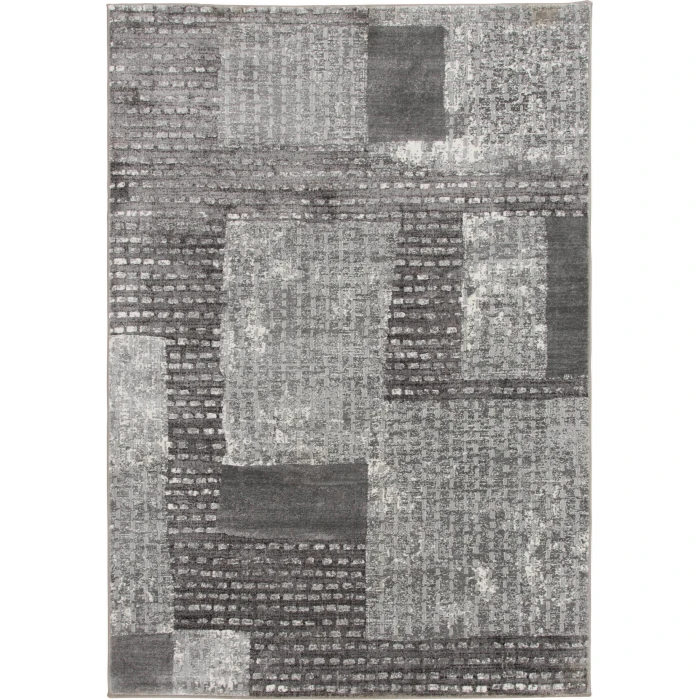 Central Oriental Clearwater Ghost/Chalk Abstract 7ft.10in. x 10ft.10in. Rect. Rug