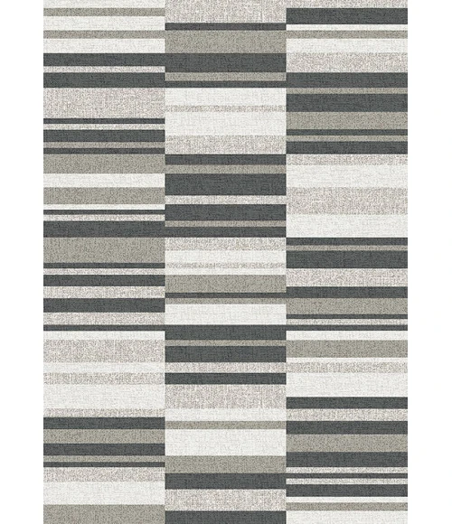 Central Oriental Clearwater Oyster/Biscuit Stripe 5ft.3 x 7ft.7in. Rect. Rug