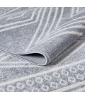 Loomaknoti Kissandrah Bayrend Gray/Cream EKI005 3 ft. 3 in. X 5 ft. 3 in. Rectangle Rug