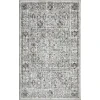 Loomaknoti Rhane Aleckan Gray/Cream ER015 3 ft. 3 in. X 5 ft. 3 in. Rectangle Rug