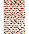Loomaknoti Tecopa Trenity Pink/White ETR13PKW85 9 ft. 10 in. X 12 ft. 10 in. Rectangle Rug