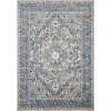 Loomaknoti Kehleigh Avalie Blue/Cream EK017 5 ft. 3 in. X 7 ft. 3 in. Rectangle Rug