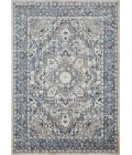 Loomaknoti Kehleigh Avalie Blue/Cream EK017 3 ft. 3 in. X 5 ft. 3 in. Rectangle Rug