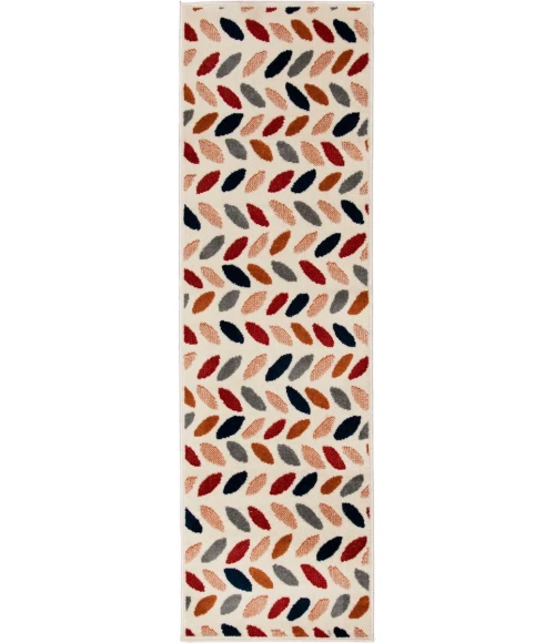 Loomaknoti Tecopa Trenity Pink/White ETR13PKW12 2 ft.  X 6 ft. 7” Rectangle Rug