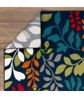 Loomaknoti Tecopa Verinda Blue/Green ETR15GB50 4 ft.  X 6 ft.  Rectangle Rug