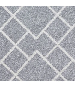 Loomaknoti Kissandrah Bleyana Gray/Cream EKI004 4 ft. X 6 ft. Rectangle Rug