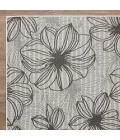 Loomaknoti Breyleigh Cerimia Cream/Gray EB007 5 ft. 3 in. X 7 ft. 3 in. Rectangle Rug