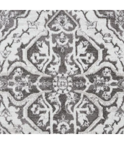 Loomaknoti Rhane Valok Gray/Cream ER003 9 ft. 10 in. X 12 ft. 10 in. Rectangle Rug