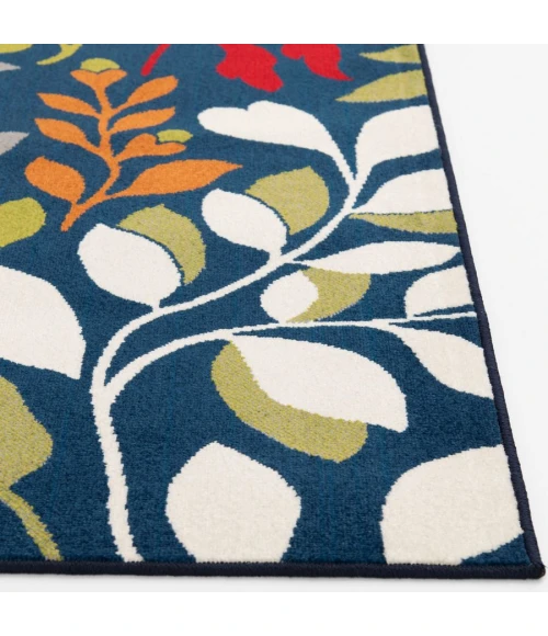 Loomaknoti Tecopa Verinda Blue/Green ETR15GB50 4 ft.  X 6 ft.  Rectangle Rug