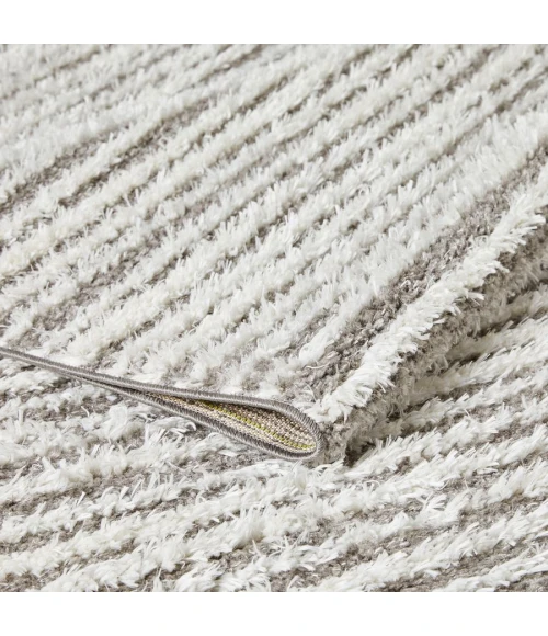 Loomaknoti Vemoa Altomarze Gray/Cream EV005 2 ft.  X 3 ft.  Rectangle Rug